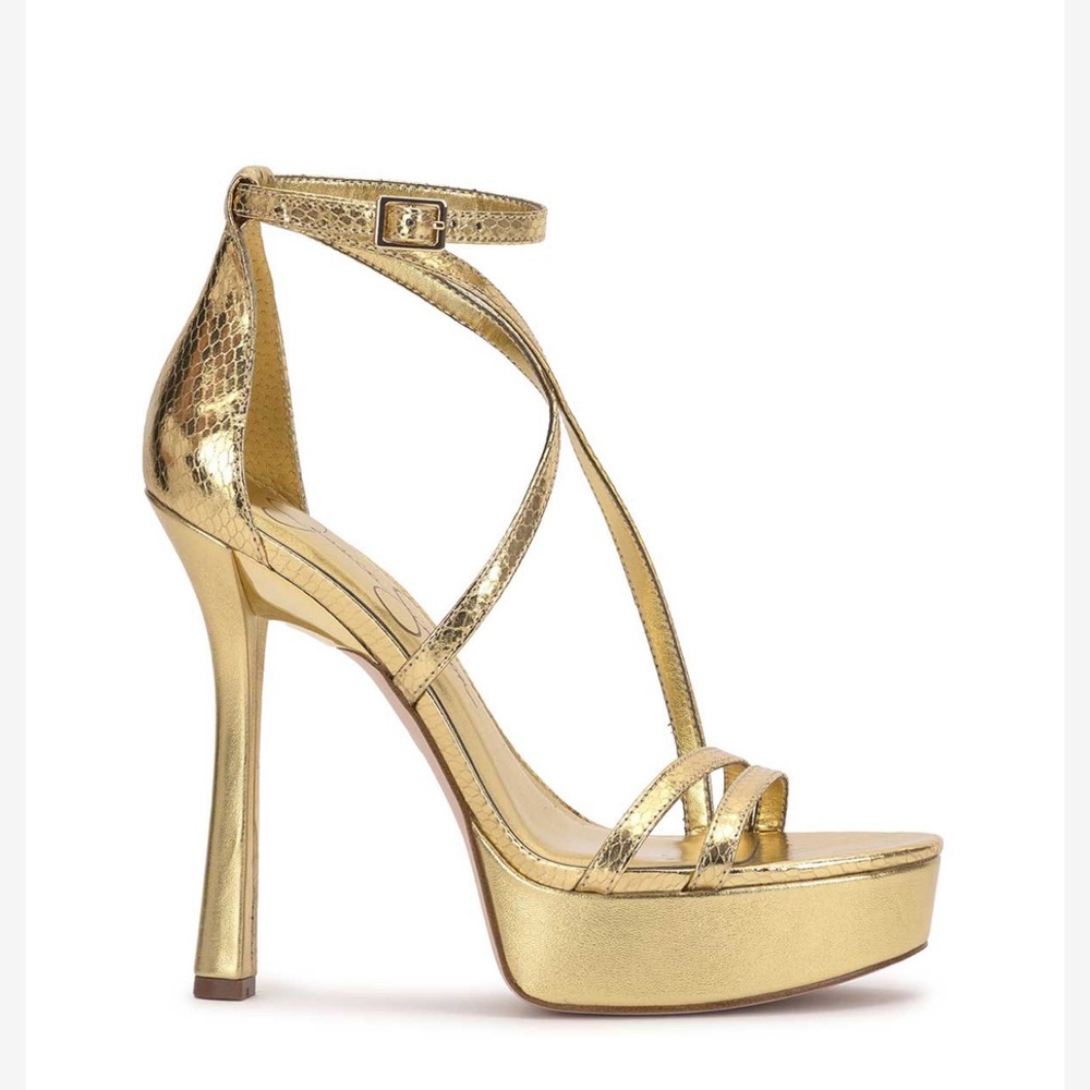 Jessica Simpson Gold Shoes
